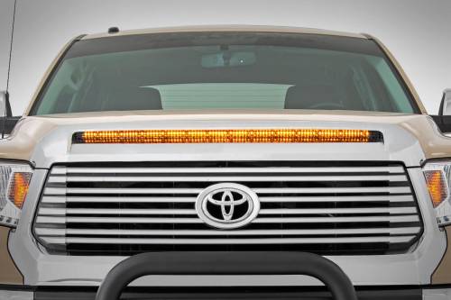 Rough Country - Rough Country LED Light - Hood Bulge - 40" White/Amber Strip - Toyota Tundra (14-21) - 70847