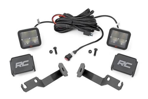 Rough Country - Rough Country LED Light Kit - Ditch Mount - 2" Spectrum Pair - Spot - Toyota Tacoma (05-15) - 71093