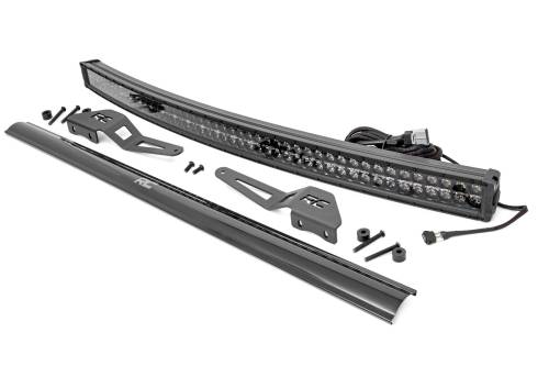 Rough Country - Rough Country LED Light Kit - 50 Inch Curved - Dual Row DRL - Black Series - Toyota FJ Cruiser (07-14) - 71203