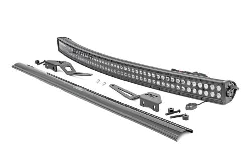 Rough Country - Rough Country LED Light Kit - 50 Inch Curved - Dual Row Black - Toyota FJ Cruiser (07-14) - 71204