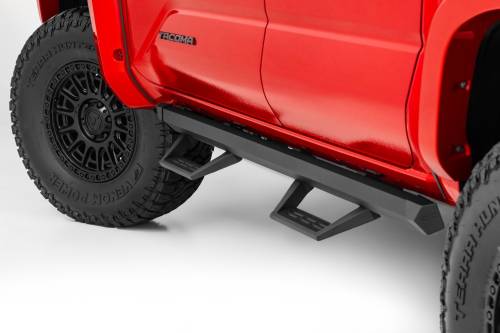 Rough Country - Rough Country SRL2 Adjustable Aluminum Steps - Double Cab - Toyota Tacoma 2WD/4WD (2024) - 73003