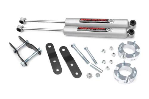 Rough Country - Rough Country 2.5 Inch Lift Kit - Toyota Tacoma 2WD/4WD (1995-2004) - 74030