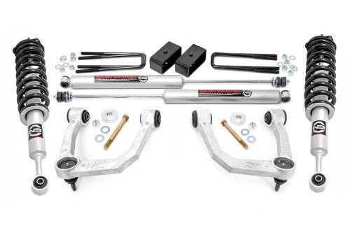 Rough Country - Rough Country 3.5 Inch Lift Kit - UCA - N3 Struts - Toyota Tacoma 4WD (2005-2023) - 74231