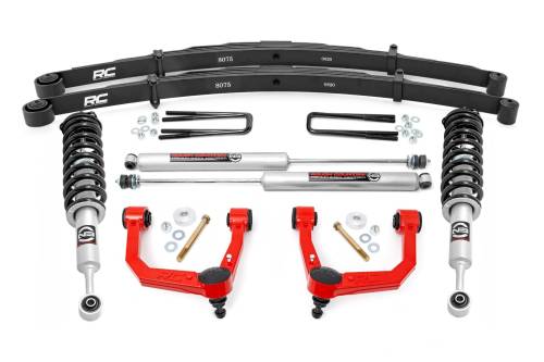 Rough Country - Rough Country 3.5 Inch Lift Kit - UCA - N3 Struts - Toyota Tacoma 4WD (2005-2023) - 74232RED