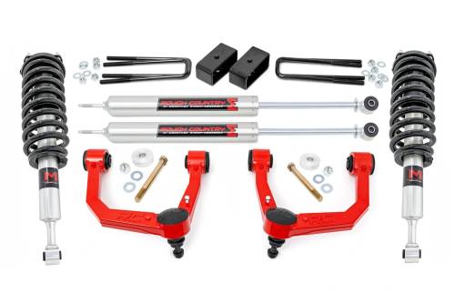 Rough Country - Rough Country 3.5 Inch Lift Kit - UCA - M1 Struts - Toyota Tacoma 4WD (2005-2023) - 74240RED