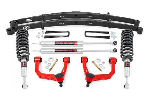 Rough Country - Rough Country 3.5 Inch Lift Kit - UCA - M1 Struts - Toyota Tacoma 4WD (2005-2023) - 74241RED