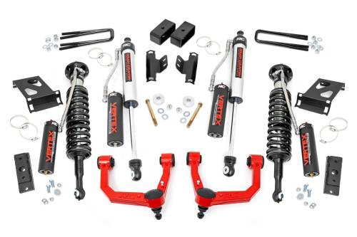 Rough Country - Rough Country 3.5 Inch Lift Kit - UCA - Vertex - Toyota Tacoma 4WD (2005-2023) - 74250RED