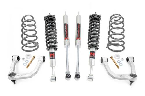 Rough Country - Rough Country 3 Inch Lift Kit - Upper Control Arms - RR Coils - M1 Struts - Toyota 4Runner (10-23) - 76642