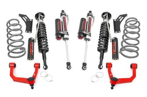 Rough Country - Rough Country 3 Inch Lift Kit - Vertex - Toyota 4Runner 4WD (2010-2024) - 76650RED