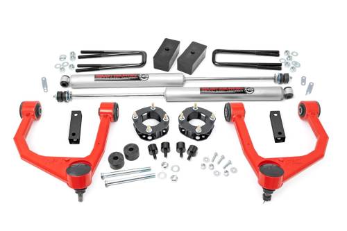 Rough Country - Rough Country 3.5 Inch Lift Kit - Toyota Tundra 2WD/4WD (2007-2021) - 76830RED