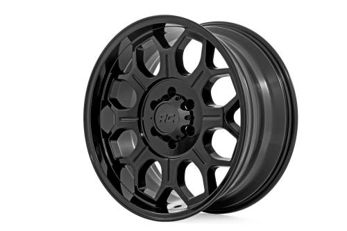 Rough Country - Rough Country Rough Country 77 Series Wheel - One-Piece - Semi Gloss Black - 20x9 6x135 0mm - 77200917