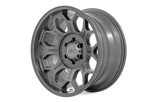 Rough Country - Rough Country Rough Country 77 Series Wheel - One-Piece - Gunmetal Gray - 20x9 6x135 0mm - 77200917G