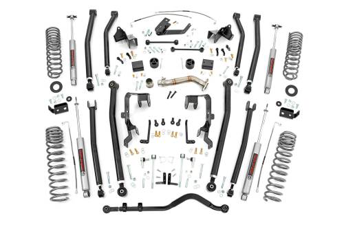 Rough Country - Rough Country 4 Inch Lift Kit - Long Arm - Jeep Wrangler JK 4WD (2012-2018) - 78630A