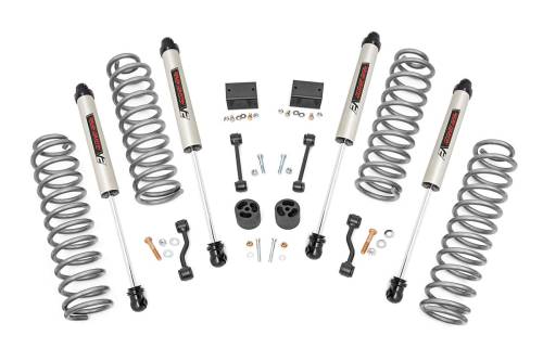 Rough Country - Rough Country 2.5 Inch Lift Kit - Coils - V2 - Jeep Wrangler Unlimited 4WD (2024) - 79370