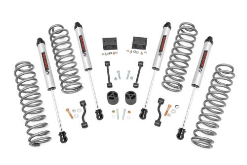 Rough Country - Rough Country 2.5 Inch Lift Kit - Coils - V2 - Jeep Wrangler JL 4WD (2024) - 79670