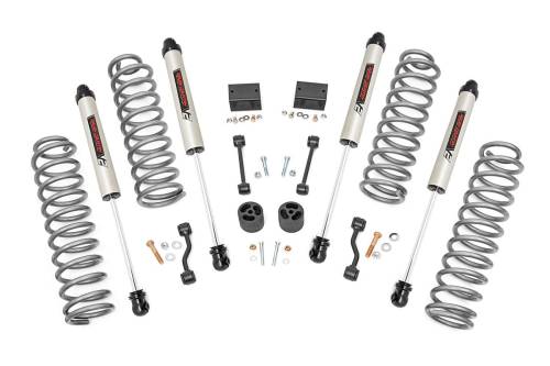 Rough Country - Rough Country 2.5 Inch Lift Kit - Coils - V2 - Jeep Wrangler Unlimited 4WD (2024) - 79770