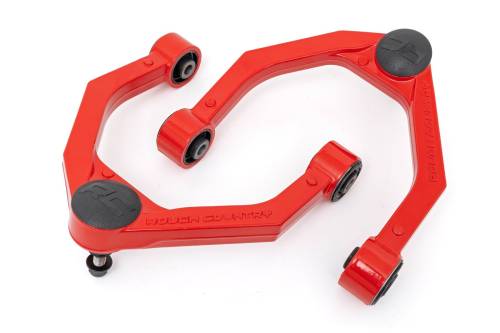 Rough Country - Rough Country Red Forged Upper Control Arms - OE Upgrade - Nissan Titan XD 4WD (2016-2024) - 80001RED