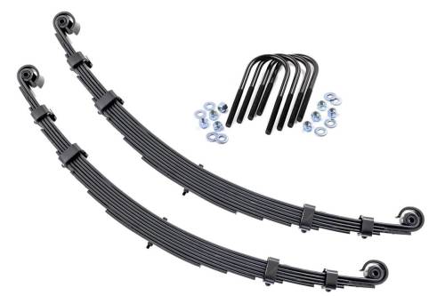 Rough Country - Rough Country Front Leaf Springs - 2.5" Lift - Pair - Jeep CJ 5 4WD (1955-1975) - 8005Kit