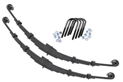 Rough Country - Rough Country Rear Leaf Springs- 2.5" Lift - Pair - Jeep CJ 5 4WD (1955-1975) - 8006Kit