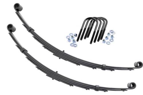 Rough Country - Rough Country Front Leaf Springs - 6" Lift - Pair - GMC C15/K15 Truck (73-87)/Half-Ton Suburban (73-91) - 8015Kit