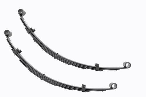 Rough Country - Rough Country Front Leaf Springs - 4" Lift - Pair - Toyota Land Cruiser FJ40 (64-80) - 8041Kit