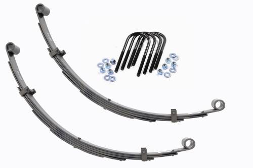 Rough Country - Rough Country Rear Leaf Springs - 4" Lift - Pair - Toyota Land Cruiser FJ40 (64-80) - 8042Kit