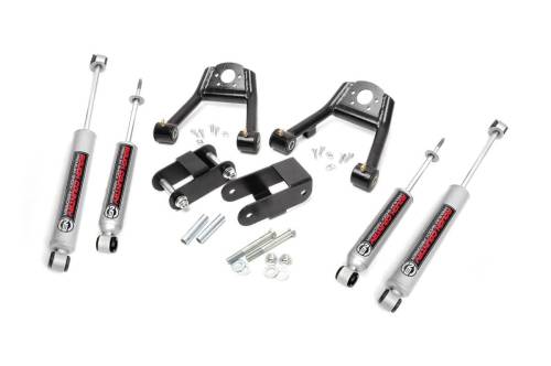 Rough Country - Rough Country 1.5-2 Inch Lift Kit - Nissan D21 Hardbody Truck 4WD (1986-1997) - 80530