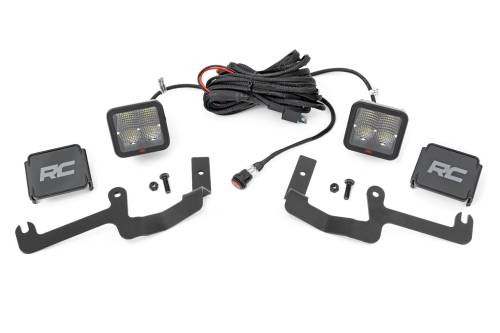 Rough Country - Rough Country LED Light - Ditch Mount - 2 " Spectrum Pair - Spot - Chevy Silverado 1500 (19-23) - 80841