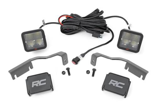 Rough Country - Rough Country LED Light - Ditch Mount - 2 " Spectrum Pair - Spot - Nissan Frontier (22-23) - 81064