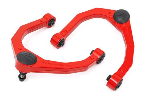 Rough Country - Rough Country Red Forged Upper Control Arms - OE Upgrade - Nissan Titan 2WD/4WD (2004-2024) - 82008RED