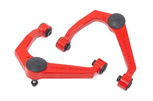 Rough Country - Rough Country Red Forged Upper Control Arms - OE Upgrade - Nissan Frontier 4WD (2005-2024) - 82009RED