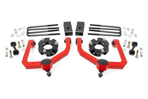 Rough Country - Rough Country 3 Inch Lift Kit - Nissan Titan 2WD/4WD (2004-2024) - 83400RED