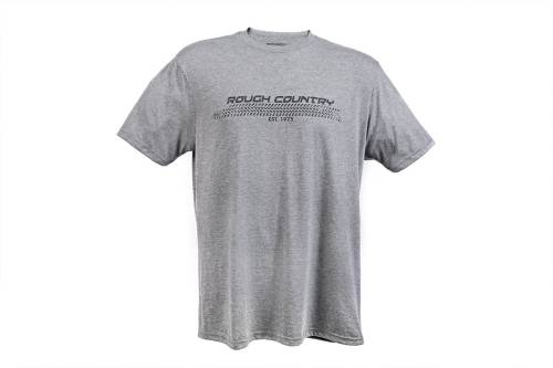 Rough Country - Rough Country Rough Country T-Shirt - Horizontal Tread - Grey - 2XL - 840772X