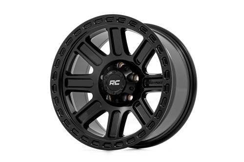 Rough Country - Rough Country Rough Country 84 Series Wheel - Gloss Black - 17x8.5 - 6x5.5 - +0mm - 84170912