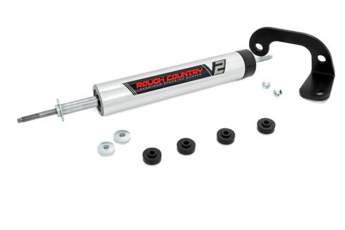 Rough Country - Rough Country V2 Steering Stabilizer - 8-lug Only - 6 Inch Lift - Chevy C2500/K2500 C3500/K3500 Truck (88-00) - 8731270