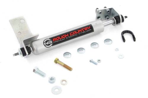 Rough Country - Rough Country N3 Steering Stabilizer - 0-3 Inch Lift - Chevy/GMC 1500 Truck/SUV/Yukon (92-06) - 8732630