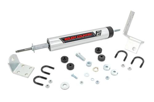 Rough Country - Rough Country V2 Steering Stabilizer - 0-3 Inch Lift - Chevy/GMC 1500 Truck/SUV/Yukon (92-06) - 8732670