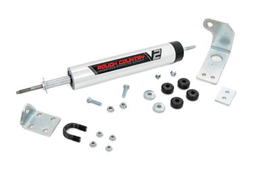 Rough Country - Rough Country V2 Steering Stabilizer - 0-5 Inch Lift - Ford F-150 4WD (1997-2003) - 8734370