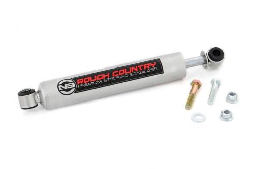 Rough Country - Rough Country N3 Steering Stabilizer - Diesel - Nissan Titan XD 2WD/4WD (16-21) - 8736830