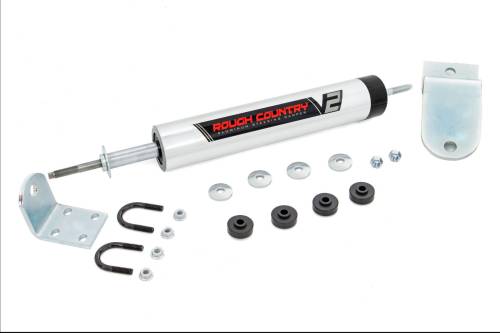 Rough Country - Rough Country V2 Steering Stabilizer - Dodge 1500 (94-01)/2500 (94-02) 2WD - 8738770