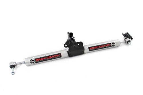 Rough Country - Rough Country N3 Steering Stabilizer - Dual - 4 Inch Lift - Jeep Grand Cherokee WJ (99-04) - 8749630