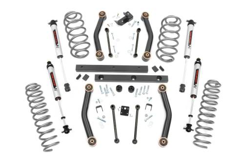 Rough Country - Rough Country 4 Inch Lift Kit - V2 - Jeep Wrangler TJ 4WD (1997-2002) - 90670