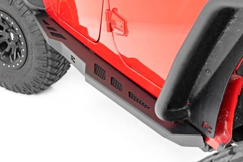 Rough Country - Rough Country Rock Sliders - Heavy Duty l 4-Door - Jeep Wrangler JK (07-18) - 90800