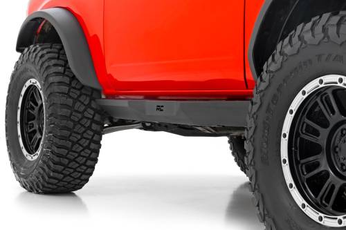 Rough Country - Rough Country Rock slider - Heavy Duty - Ford Bronco (2 Door) 4WD (2021-2023) - 90804