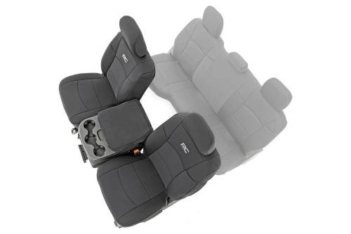 Rough Country - Rough Country Seat Covers - Bucket Seats - FR - Ram 2500 2WD/4WD (2019-2023) - 91042