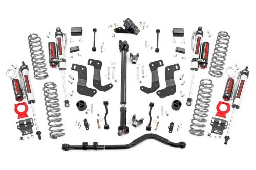 Rough Country - Rough Country 3.5 Inch Lift Kit - C/A Drop - FR D/S - Vertex - Jeep Wrangler Unlimited (2024) - 91450