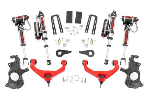 Rough Country - Rough Country 3.5 Inch Lift Kit - Knuckle - Vertex - Chevy/GMC 2500HD/3500HD (11-19) - 95750RED