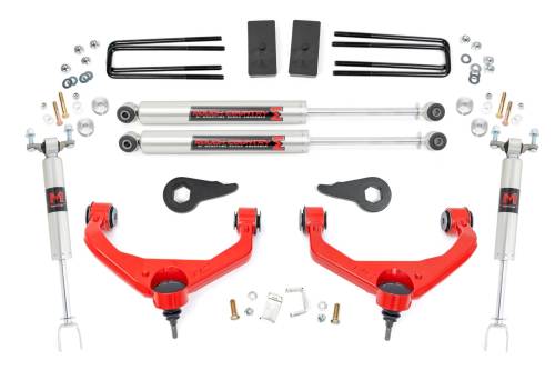 Rough Country - Rough Country 3.5 Inch Lift Kit - M1 - Chevy/GMC 2500HD/3500HD (11-19) - 95940RED