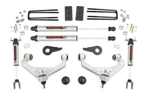 Rough Country - Rough Country 3.5 Inch Lift Kit - V2 - Chevy/GMC 2500HD/3500HD (11-19) - 95970