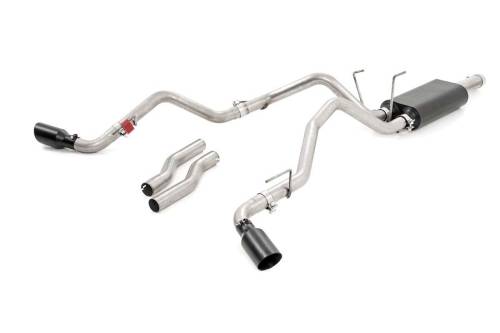 Rough Country - Rough Country Performance Cat-Back Exhaust - 4.7L/5.7L - Ram 1500 2WD/4WD - 96009